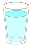 glass of water