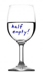 half empty glass