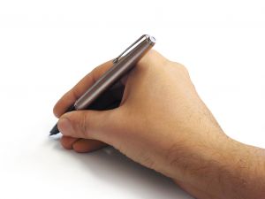writing hand