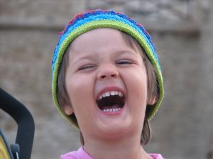 child laughing