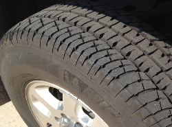 image of a tire tread