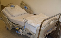 image of a hospital bed