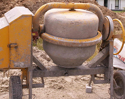 Concrete cement mixer