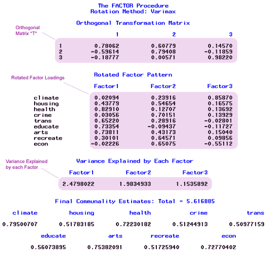 SAS Output